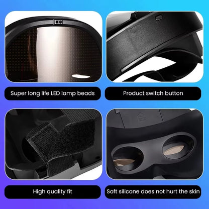 Bluetooth Mask App Smart Led Mask Programmable Face Change Diy Photos Halloween Party Gifts